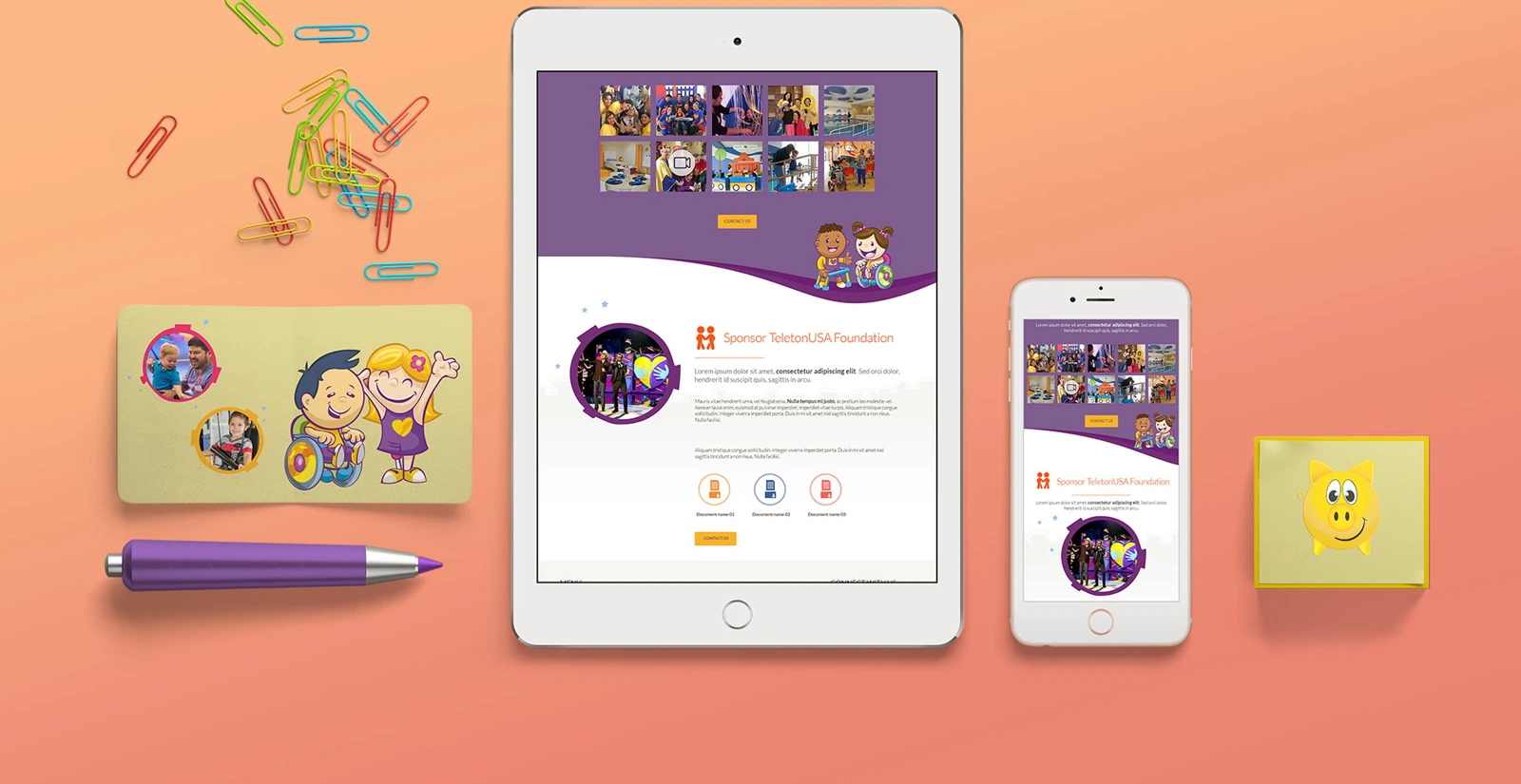 CRIT Teletón USA — diseño web