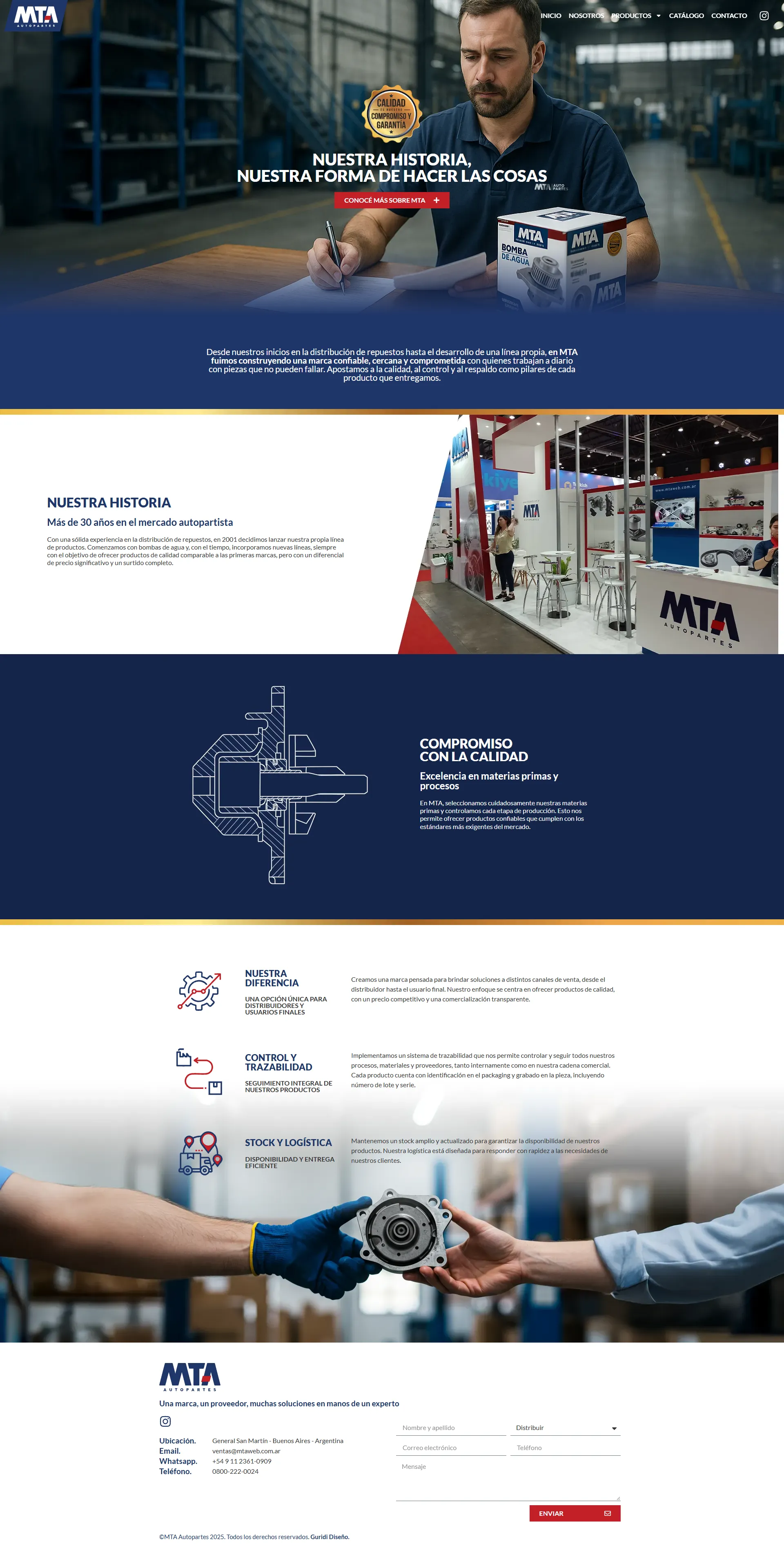 Autopartes MTA — presentación de la empresa